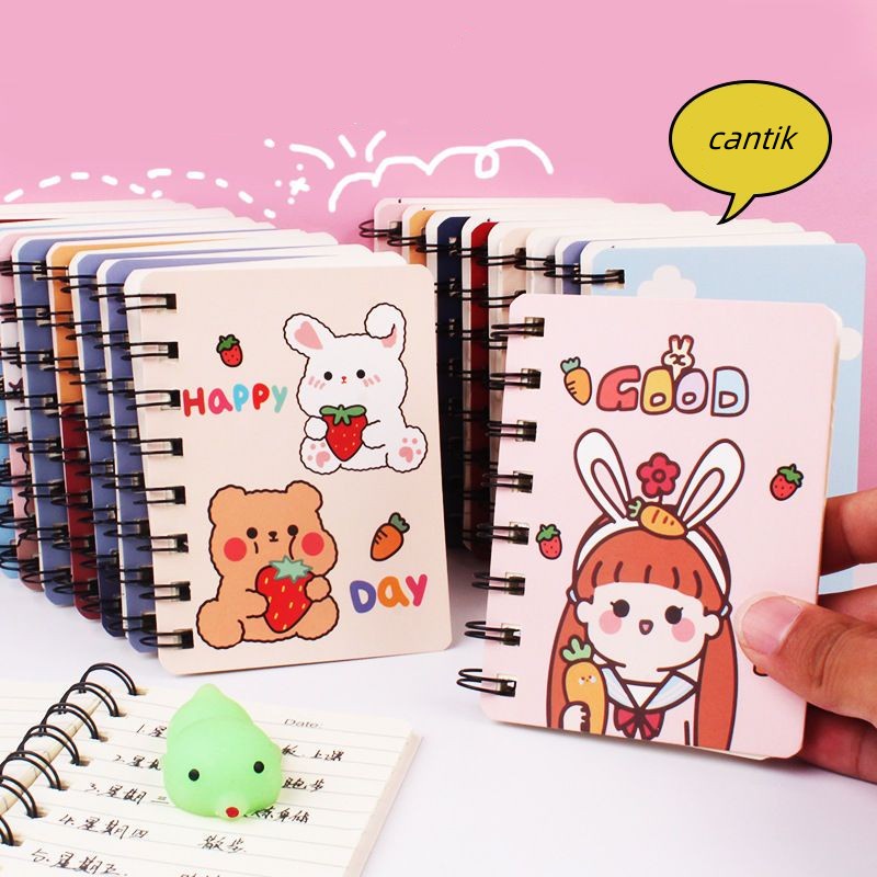 

buku catatan kartun/A7NOTEBOOK RING MOTIF /A7 BUKU CATATAN RING