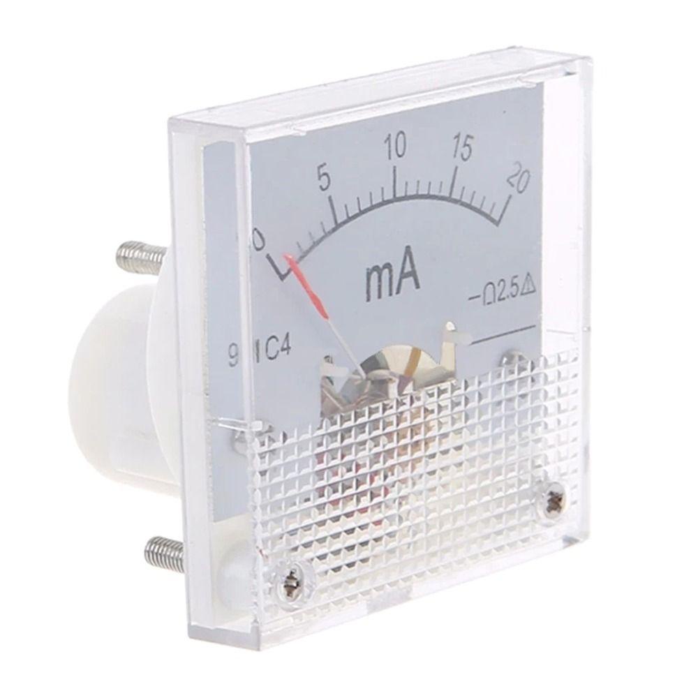 TOP Dc Amp Meter Kepala Ammeter Presisi Tinggi 0-1A 2A 3A 5A 10A 300mA 500mA Ammeter