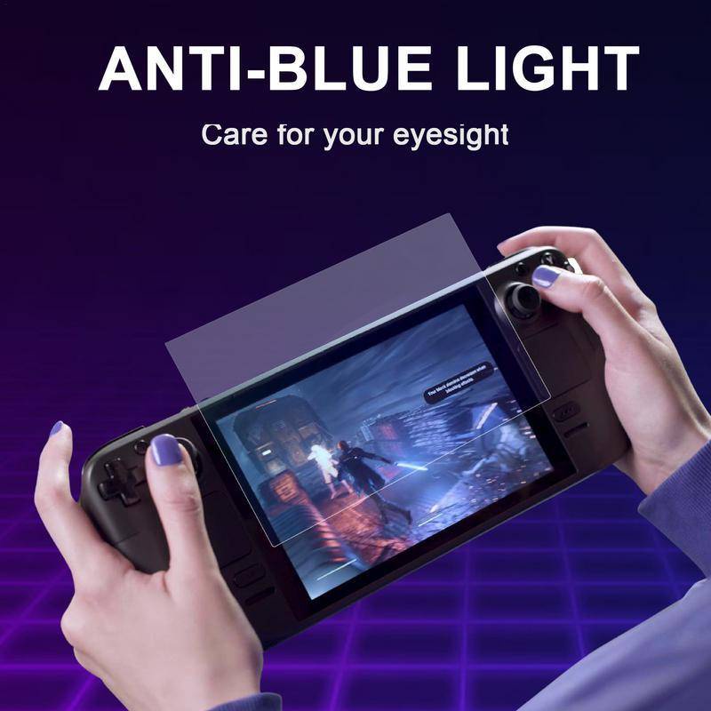 Untuk Steam Deck Blu ray Tempered Glass Screen Film Pelindung HD Anti Gores Screen Guard