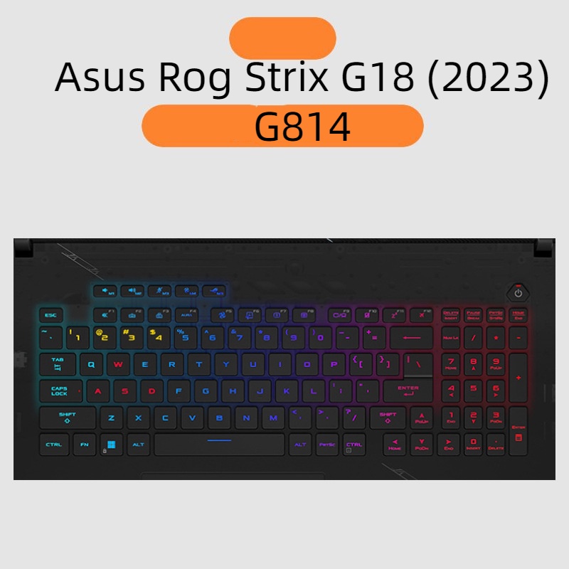 Cover Keyboard Untuk Film Pelindung Keyboard Asus Rog Strix G18 (2023) G814 Anti Debu Waterproof