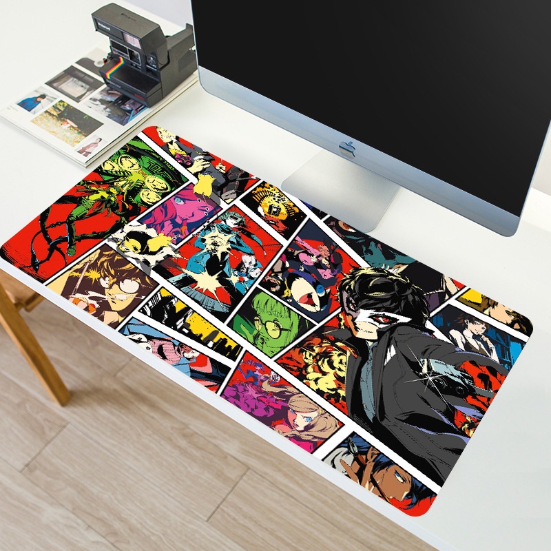 Persona 5alas Mouse Keyboard Game Khusus Alas Meja Mouse Pad Non slip