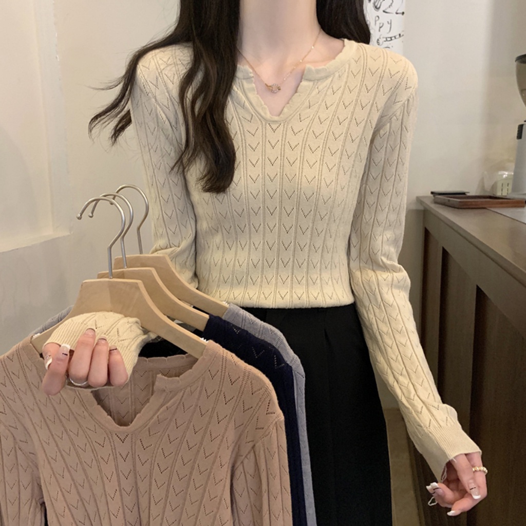 TELLY ➡️ BJ-030 Atasan Wanita Korean Style Lengan Panjang Turtleneck Rajut Import Premium | Baju Import Rajut Turtleneck Lengan Panjang