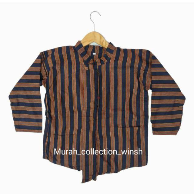 Lurik BAJU LURIK ANAK LAKI LAKI / SURJAN LURIK ANAK / BAJU ADAT ANAK / BAJU JAWA ANAK