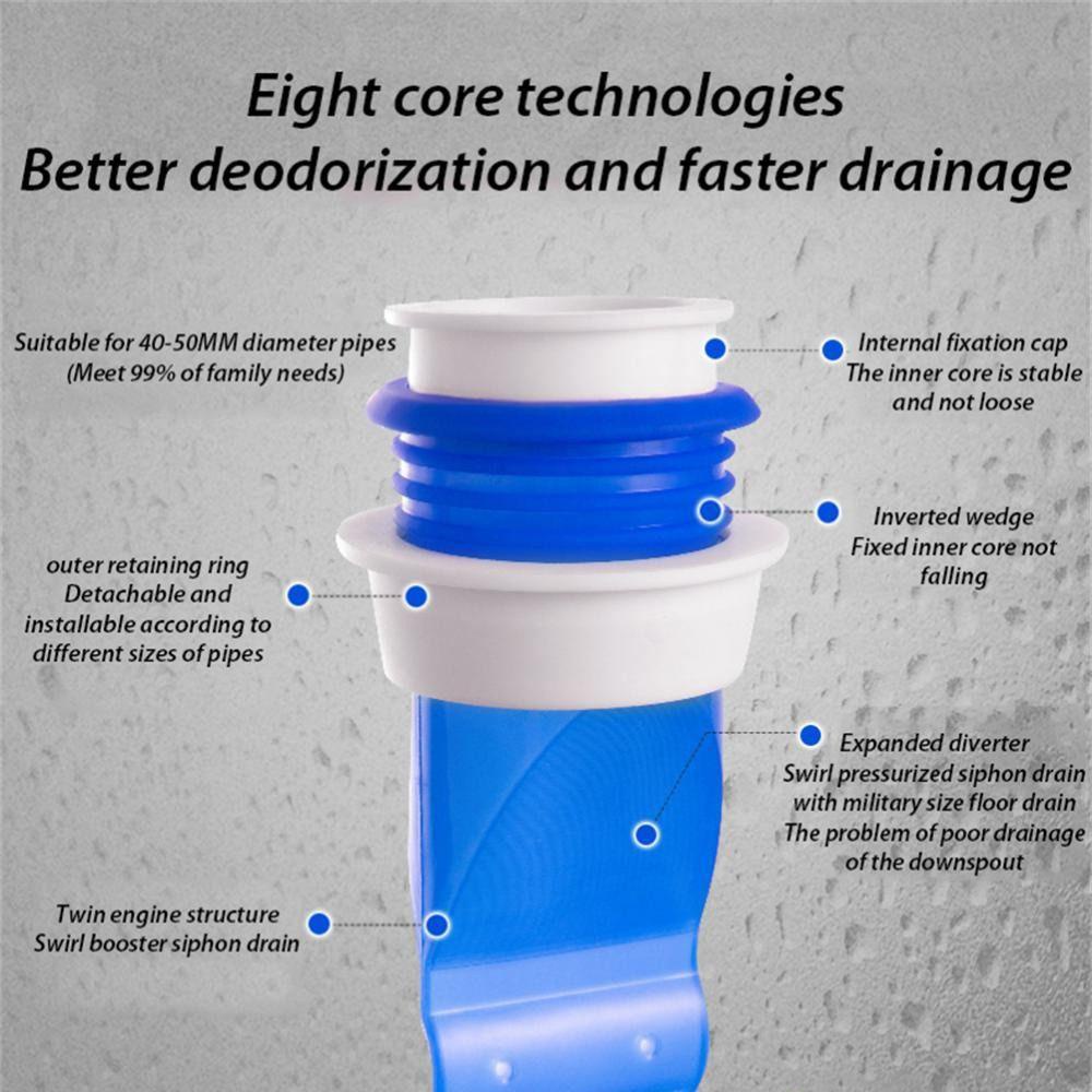 【 ELEGANT 】 Floor Drain Deodorisasi Anti Bocor Alat Kamar Mandi Berguna Menyaring Dapur Silikon Selokan Seal Draininner Core