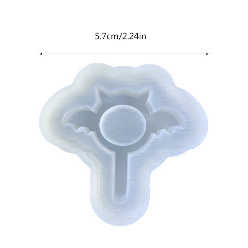 Sa Halloween Cetakan Dekorasi Kue Bahan Silikon Cetakan Lolipop Bentuk Kelelawar Untuk Lolipop Permen Keras Cokelat Cupcake Decoratio
