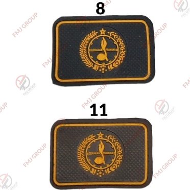 Emblem Patch Rubber Karet Logo Pramuka, Scout Pramuka, Saka Wanabakti, Bendera Coklat, Saka Bahari