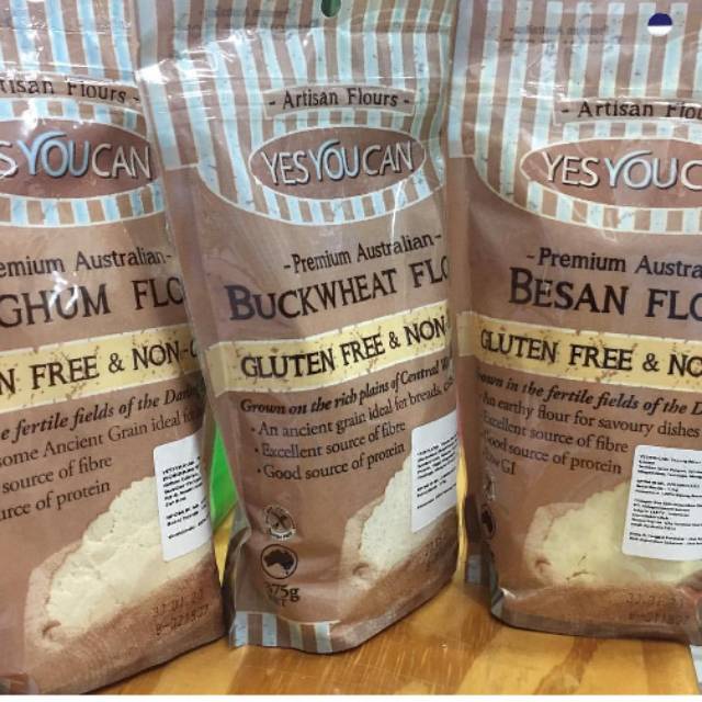 

Yes You Can Artisan Premium Flours, Sorghum Flour, Buckwheat Flour, Besan Flour, (CitraFood)