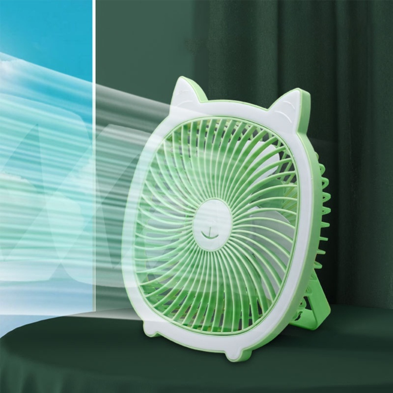 Vivi Kipas Angin USB Portabel Lampu Malam 3Speeds Desktop Gantung Ceiling Cooling Fan