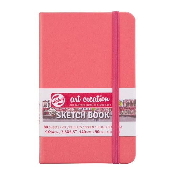 

talens art creation hardcover sketch book 9x14cm 140gsm - Hitam