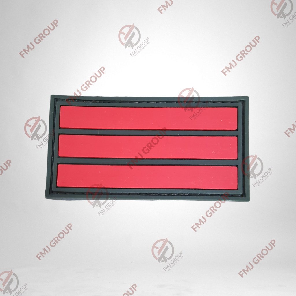 Emblem Patch Rubber Bet Pangkat pdl pdh sertu, serka, serda, praka, prada, pratu