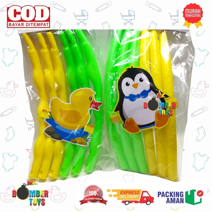 MAINAN ANAK HULA HOOP HULAHOOP BEBEK OLAHRAGA OUTDOOR HULAHUP isi 6