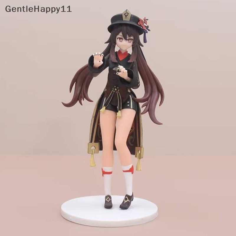 Gentlehappy 18cm Genshin Impact Hu Tao Tokoh Anime Genshin Impact Klee Action Figure PVC Koleksi Model Mainan Boneka Hadiah id