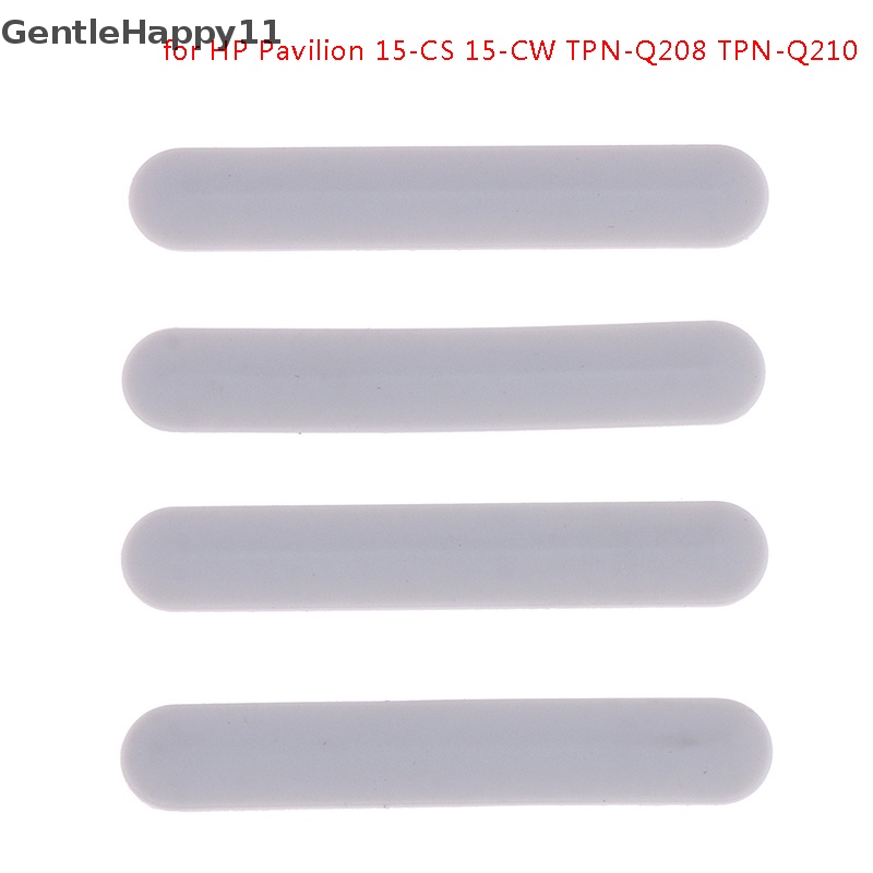 Gentlehappy New Rubber Foot Pad Pengganti HP Pavilion 15 15-CS 15-CW TPN-Q208 TPN-Q210 id