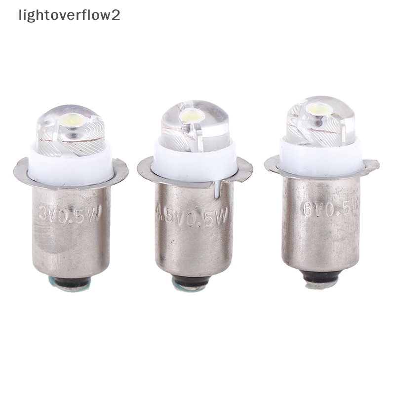 [lightoverflow2] P13.5s 0.5w 3v 4.5v 6v Lampu Kerja Senter torch light Pengganti Bohlam led [ID]