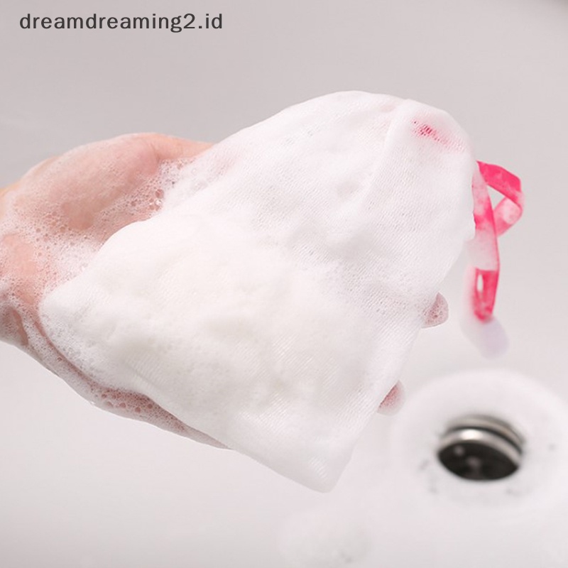 (drea) Soap Mesh Bag Jaring Jaring Untuk Membusakan Membersihkan Jaring Sabun Mandi//