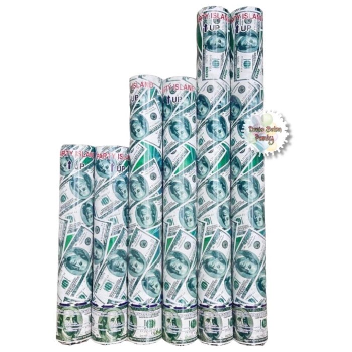 Party Popper Dollar / Confetti 50cm Dollar