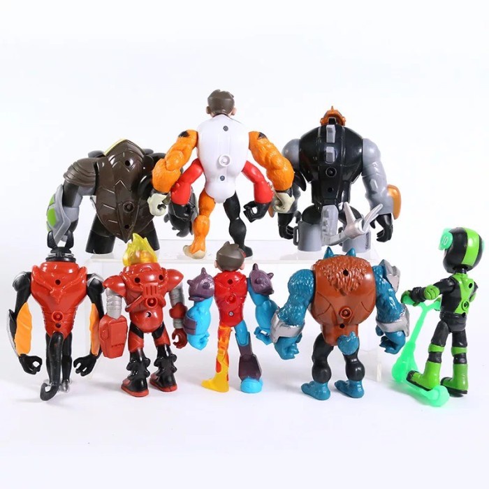 (NW) Action Figure BEN10 Omni-Glitch Mix and Match Parts Alien force ben
