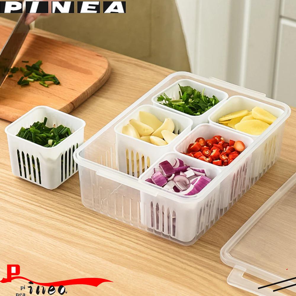 Kotak Penyimpanan Nanas Makanan Bawang Daging Kulkas Organizer
