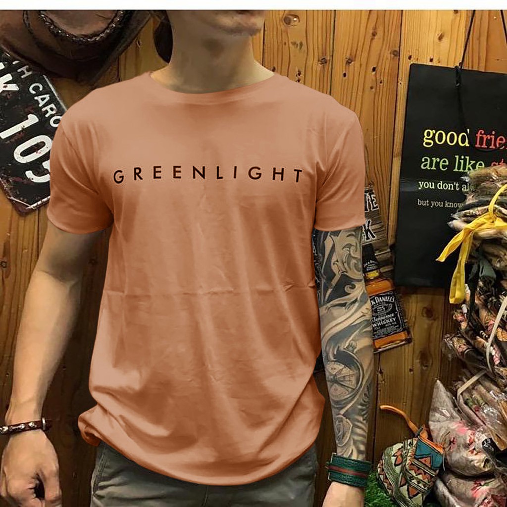 BISA BAYAR DI TE,MPAT/ BS//TERLARIS//BAJU KAOS GREEN LIGHT//T-SHIRT TANGAN PENDEK//FASHION DISTRO PRIA//GOOD QUALITY