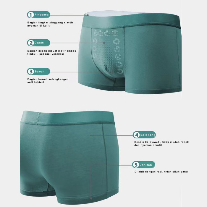 Celana Dalam Boxer Pria Celana Dalam Pria Underwear Boxer Pria Import