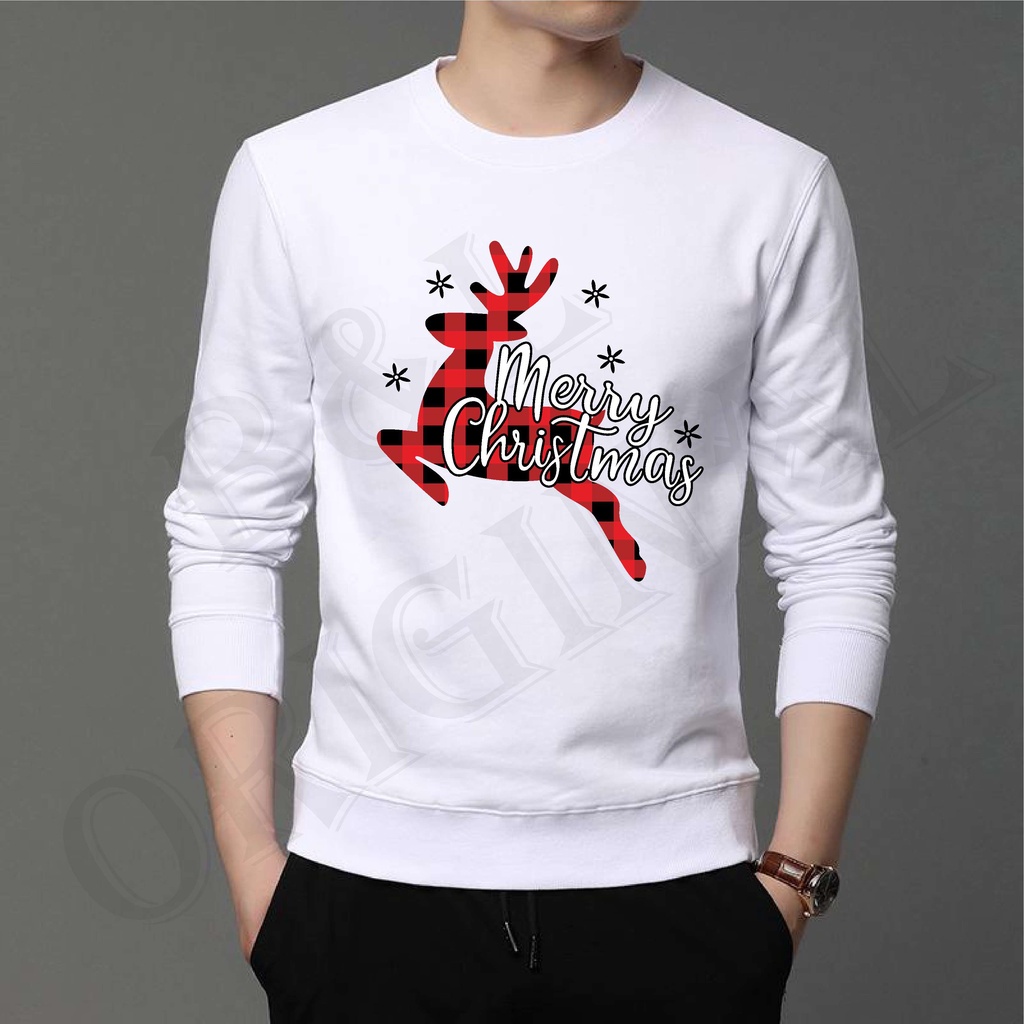 Bayar Di tempat/ BS/COD//BAJU DISTRO CHRISTMAS//S-M-L-XL-XXL-XXXL//LENGAN PANJANG//GOOD QUALITY REALPIC