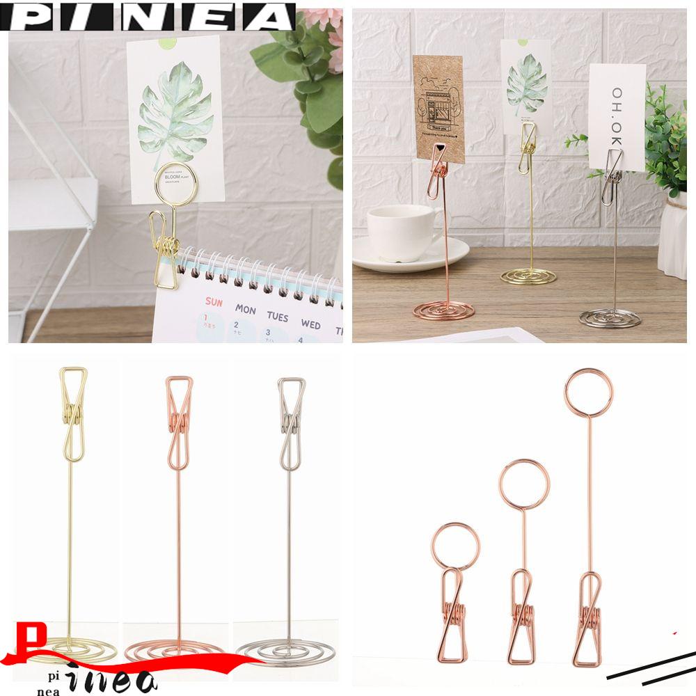 Klip Foto Nanas Romantic Paper Clamp Label Stand Number Card Holder