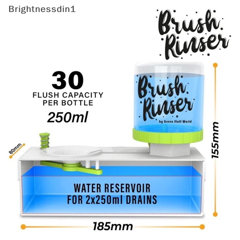 [Brightnessdin1] Brush Rinser Paint Brush Cleaner With Rinse Cup Kuas Cat Pembersih Scrubber Butik