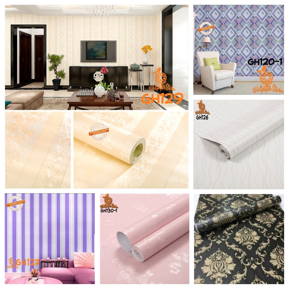 Wallpaper Sticker ORANGE GH 126-140