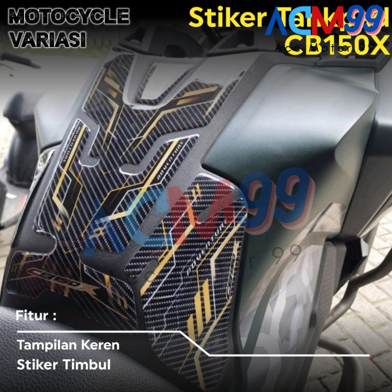 NEW Stiker TankPad CB 150X CB150X CB 150 X Resin Timbul Premium Quality