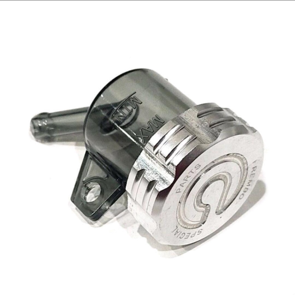 Tabung Minyak Rem Variasi Berembo Tutup Cnc Mika Smoke Import - dunia variasi