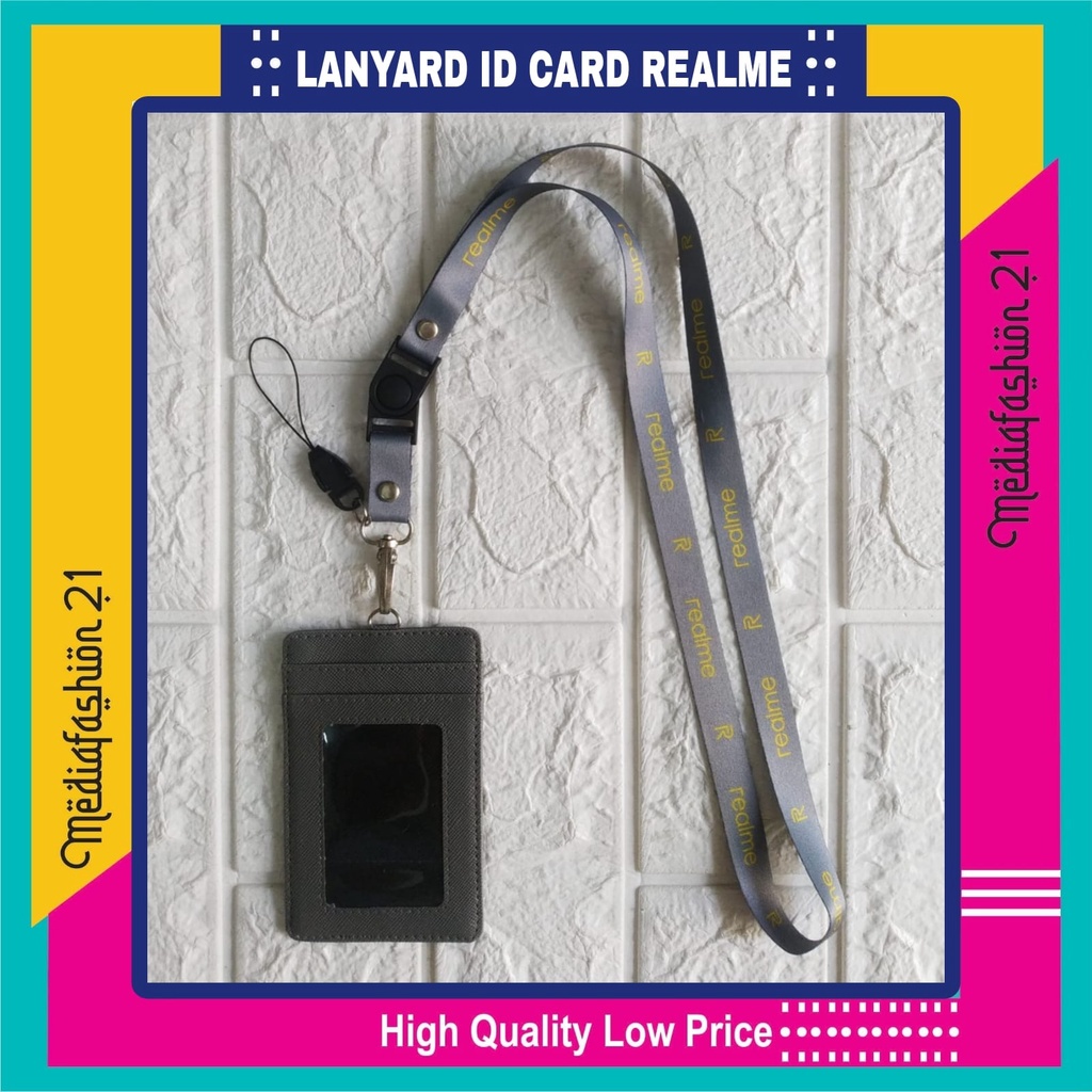 

Lanyard REALME ORIGINAL / Tali Gantungan ID Card - Free Strap Tali Gantungan HP/Flashdisk