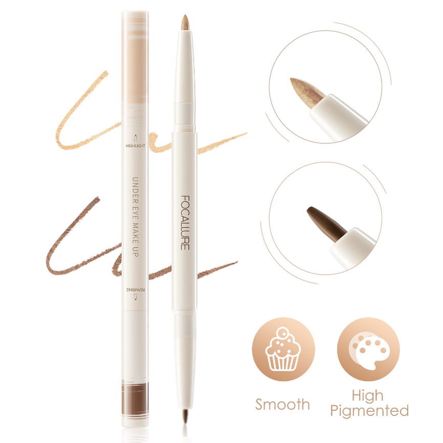 (READY &amp; ORI) FOCALLURE Double-Headed Eye Contouring Stick FA369 FA 369