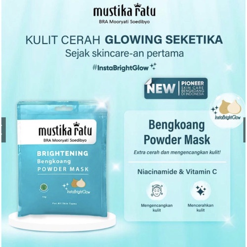 ★ BB ★ Mustika Ratu Masker 15gr - Masker Wajah - Masker Bubuk