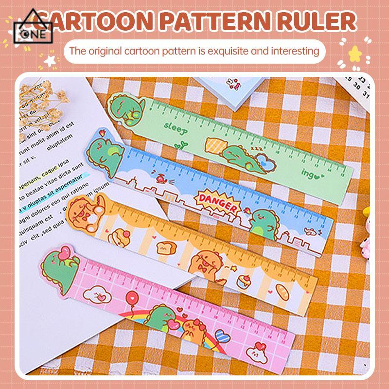 COD❤️Cute Magnetic Ruler Office15cm Soft Ruler for Students Creative Stationery-A.one