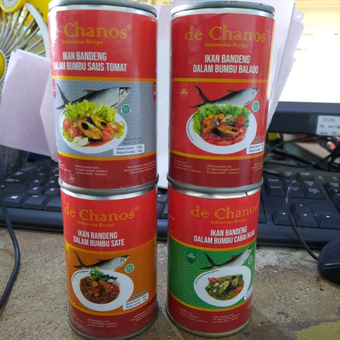 

De Chanos Sarden Ikan Bandeng Dalam Kaleng 155 gr