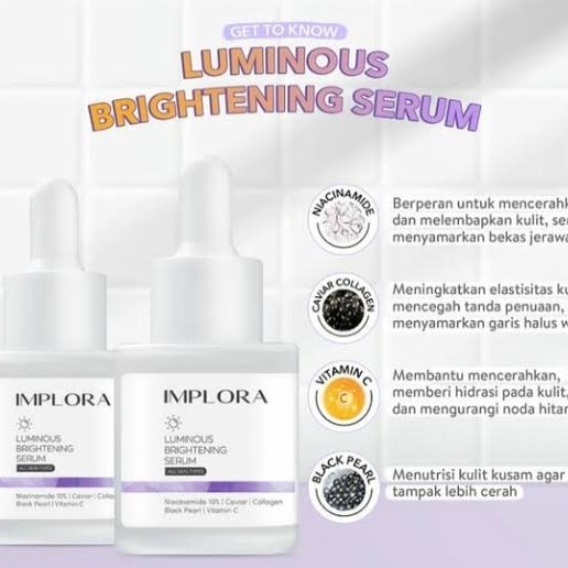 IMPLORA Serum Luminous Brightening 20ml