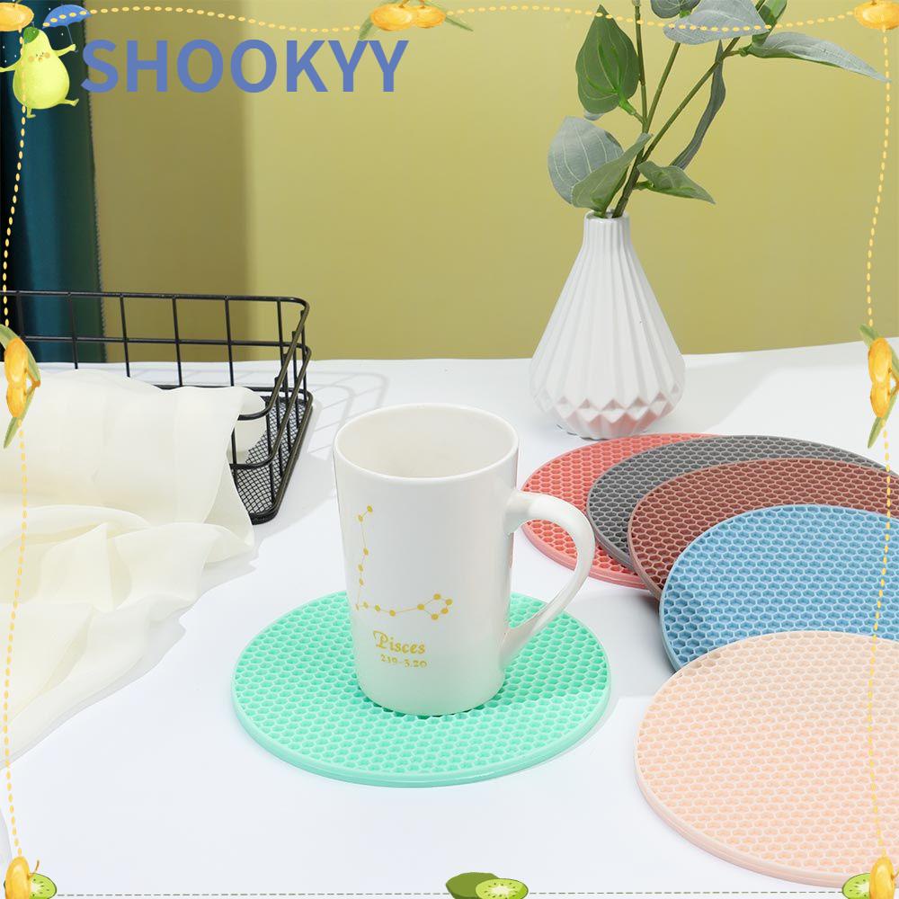 Chookyy Tatakan Panci Silikon Perlengkapan Dapur Anti Panas Table Mat Coaster