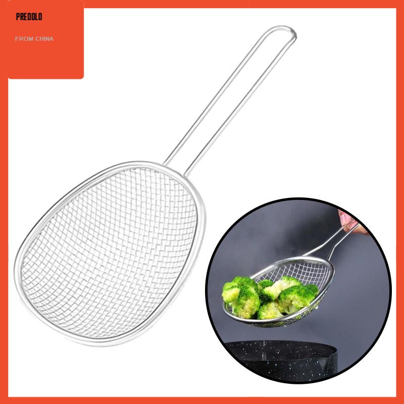 [Predolo] Saringan Mie Pangsit Makanan Anti Karat Stainless Steel Mesh Noodle Strainer