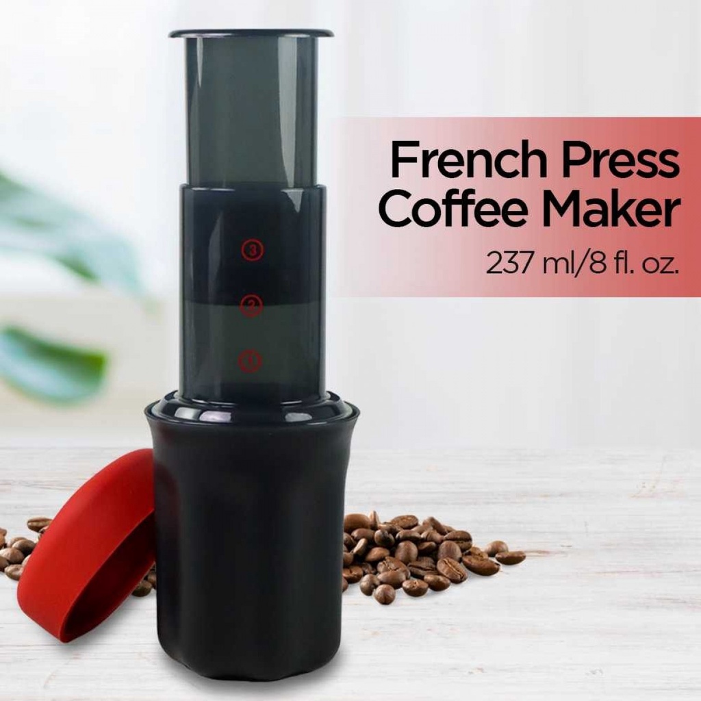 Set Alat Pembuat Kopi Portabel French Press Coffee Maker