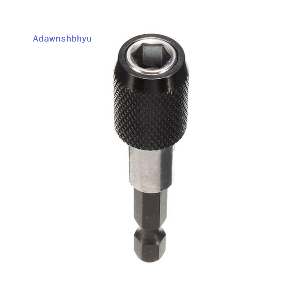 Adhyu 1per4 &quot;60mm Hex Shank Magnetic Quick Release Mata Obeng Drill Holder Tools ID