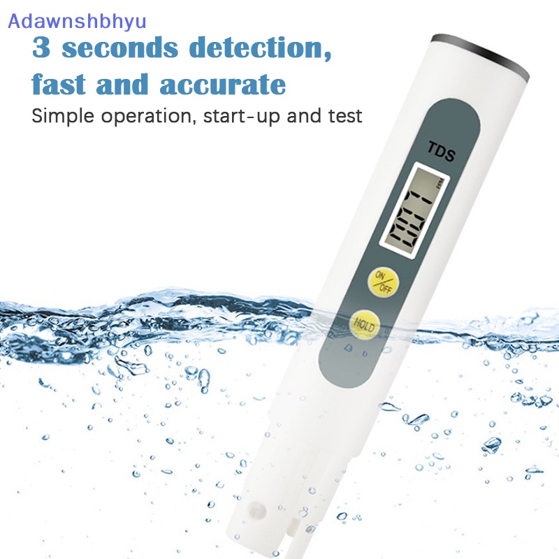 Adhyu 0.01 Tds Ec PH Meter Untuk Pen PH Tester Digital Berkualitas Air Dengan 0-14 PH Range ID