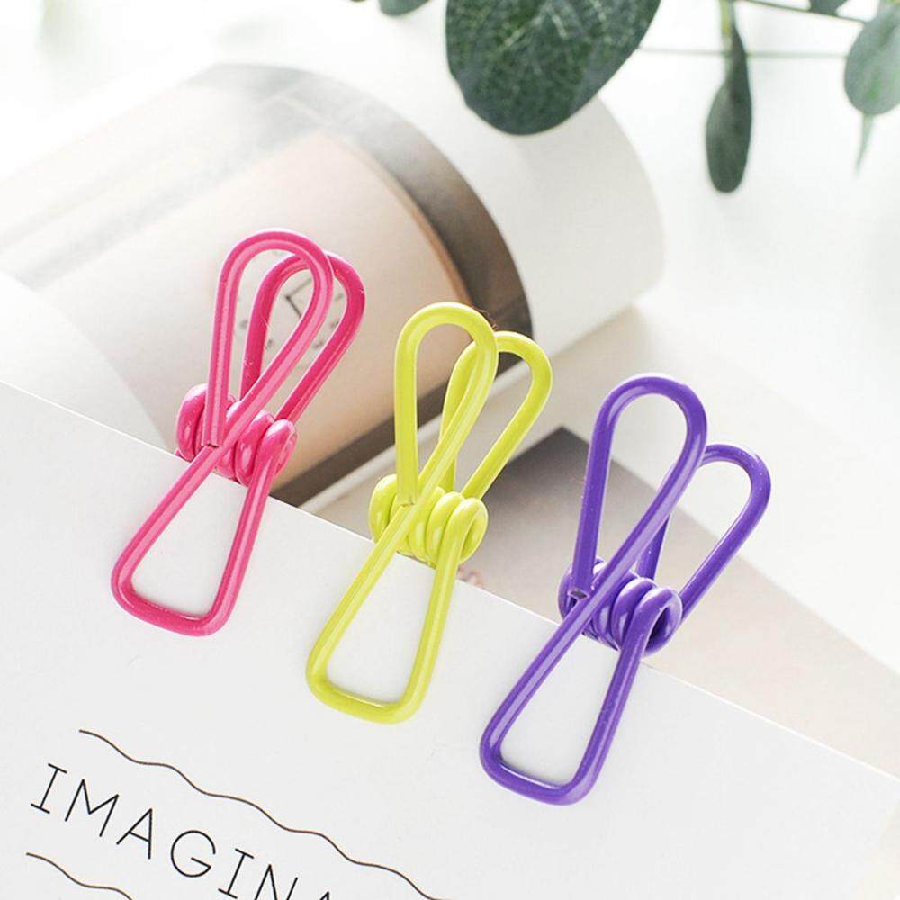 GOS -H407- Klip Jepit Besi Warna-Warni - Klip Jepit Serbaguna - Klip Jepit Jemuran ( isi 10 pcs )