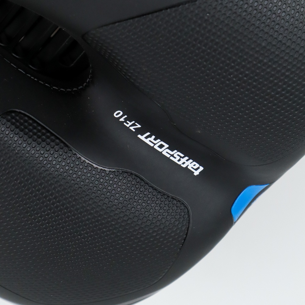 TaffSPORT Sadel Sepeda Bike Saddle Leather Model Absorber Ball - ZF10 - Black/Blue