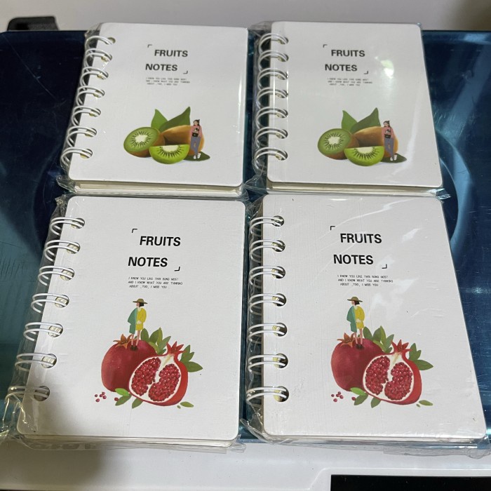 

memo notes ring motif buah fruit satuan -ZilonGSell