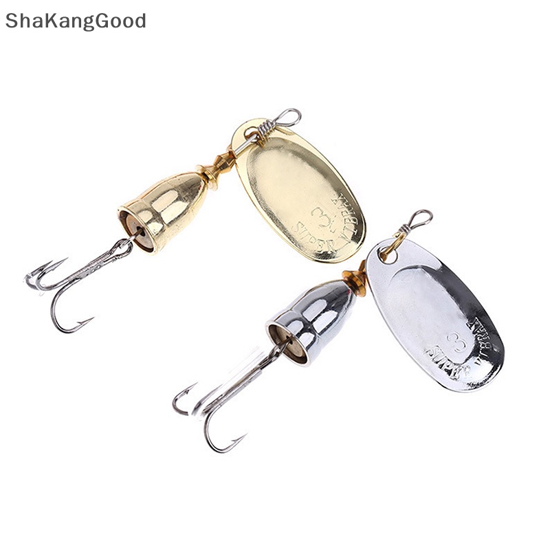 Skid Blade Rotag Spinner Metal Lure Kuningan Keras Buatan Sendok Umpan Tembaga Air Tawar Creek Trout Fishing Tackle SKK