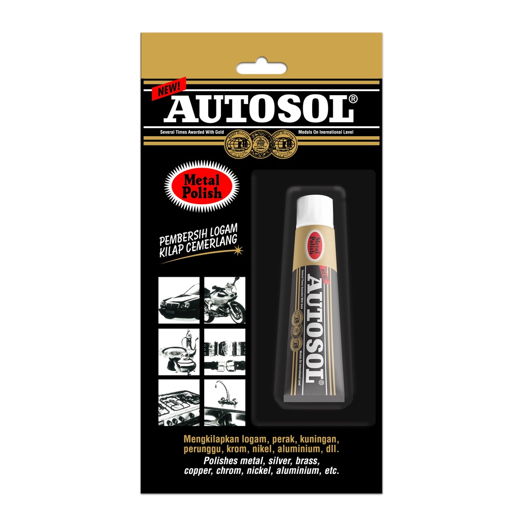 Autosol Metal Polish - 15gr Pembersih Logam Kilap Cemerlang