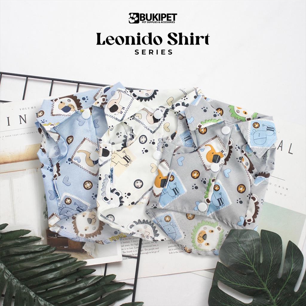 baju kucing anjing kelinci monyet lucu aksesoris hewan kecil - LEONIDO SHIRT