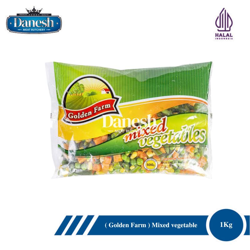 Mix Vegetable Golden Farm 500 gram Sayuran Beku