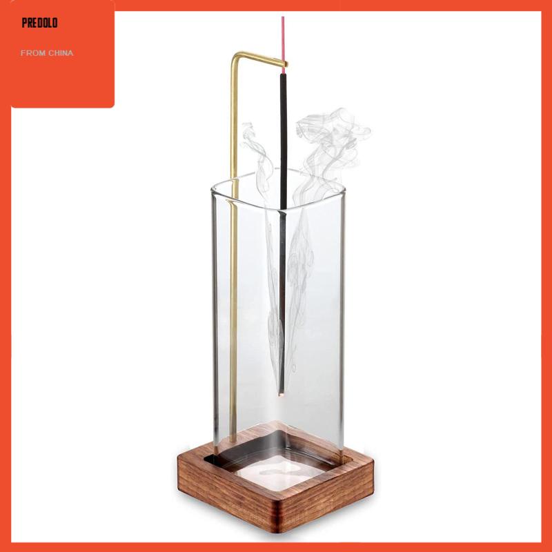 [Predolo] Stick Holder for Relaxation Tabletop with Glass Ash Collector Censer