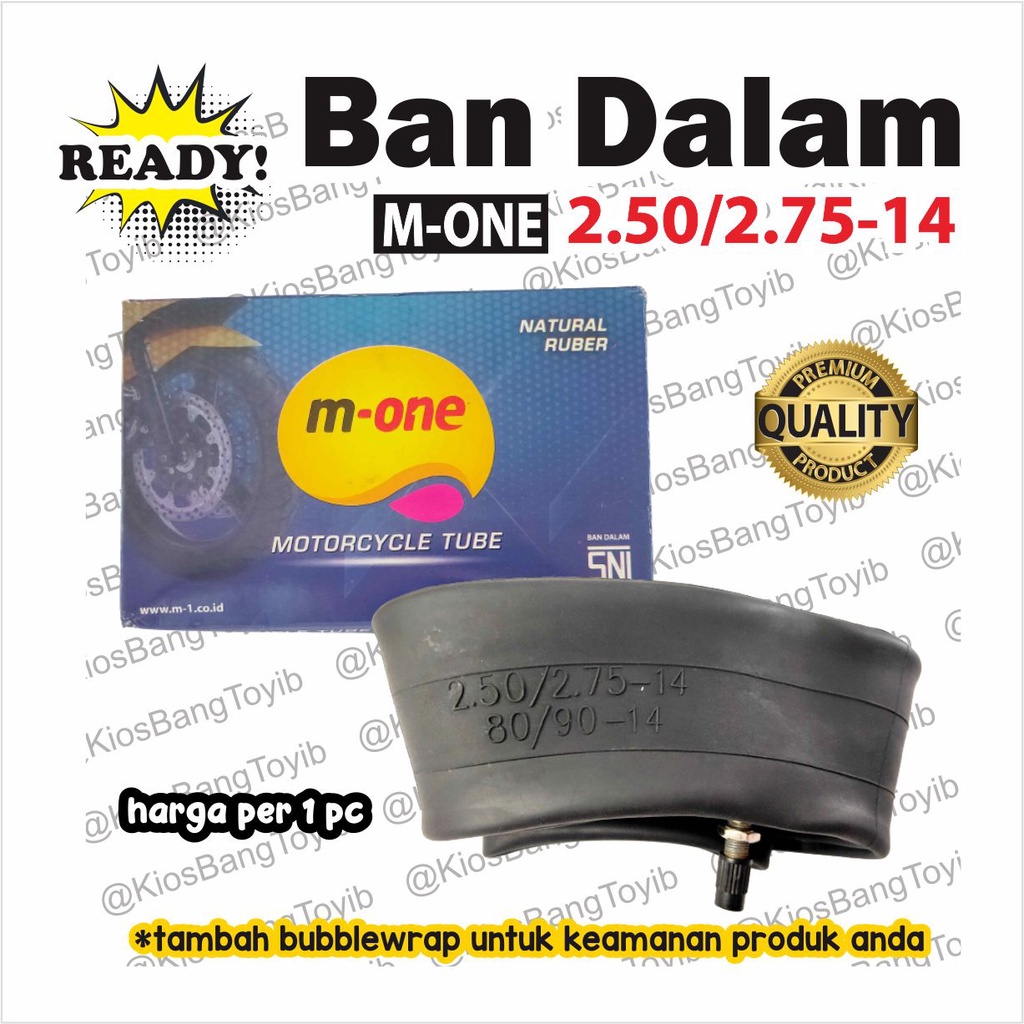 Ban Dalam Motor Matic 2.50/2.75-14 Ring 14 80/90-14 (M-One)